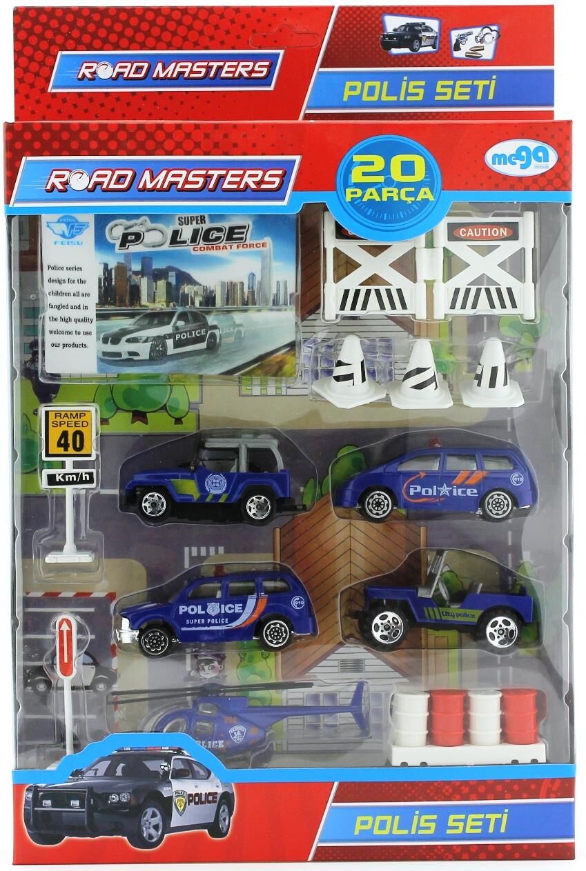 Die Cast Polis Oyun Seti 20 Parça