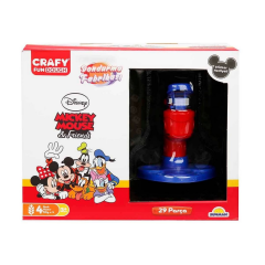 Crafy Mickey Mouse ve Arkadaşları Dondurma Fabrikası Oyun Hamuru Seti 200 g 29 Parça