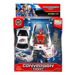 1:32 Sesli ve Işıklı Dönüşebilen Robot - 1 Adet Stokta Olan Gönderilir