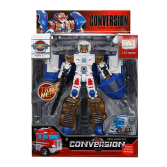 1:24 Sesli ve Işıklı Dönüşebilen Robot 22 cm - S00018992 - 1 Adet Stokta Olan Gönderilir