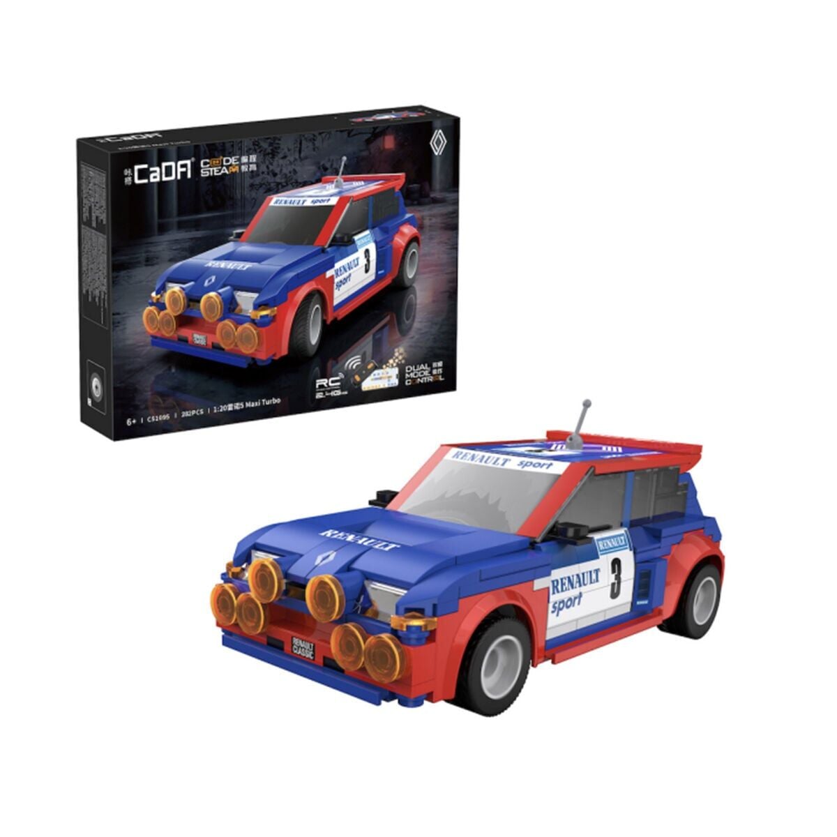 C5109W CADA RENAULT 5 MAXİ TURBO 282 PARÇA BLOCK OYUNCAK