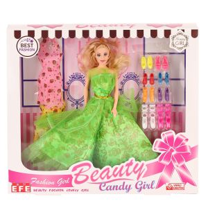 207 Ayakkabı Setli Candy Girl Bebek - Stokta Olan Model Gönderilir