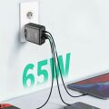 65W Hızlı Şarj Edebilen TYPE C uçlu Şarj Aleti