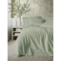 Cotton Box Plain Çift Kişilik Nevresim Takımı Adaçayı