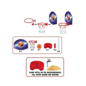 03407 Dede Ayaklı Basket Potası