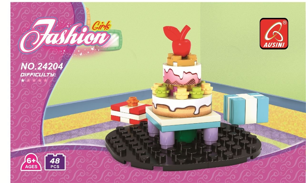 Ausini  Parça Fashion Girls Doğumgünü Seti