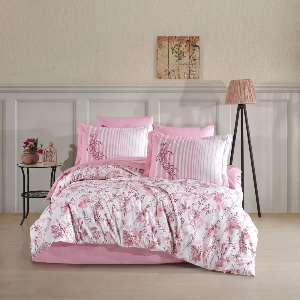 Hobby Tek Kişilik Poplin Nevresim Takımı Healing Stones Yakut