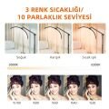 TrLed F-700B 70CM Zebra Elmas Desenli Ayaklı Profesyonel Güzellik Salonu Lambası