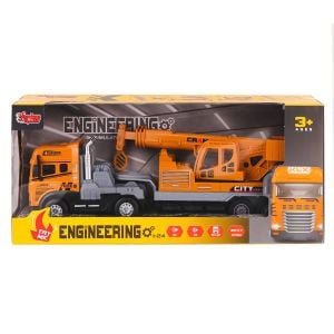 KLX800-241-42-43-44 Işıklı Müzikli İnşaat Tırı 1:24 -  1 Adet Stokta Olan Gönderilir