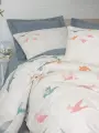 Cotton Box Maritime Çift Kişilik Nevresim Takımı Kalja Mavi