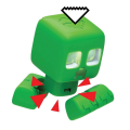 Minecraft Sesli ve Işıklı Evcil Creeper Figürü