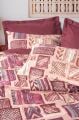 Cotton Box Ethnic Nevresim Takımı Tek Kişilik Estilo Bordo