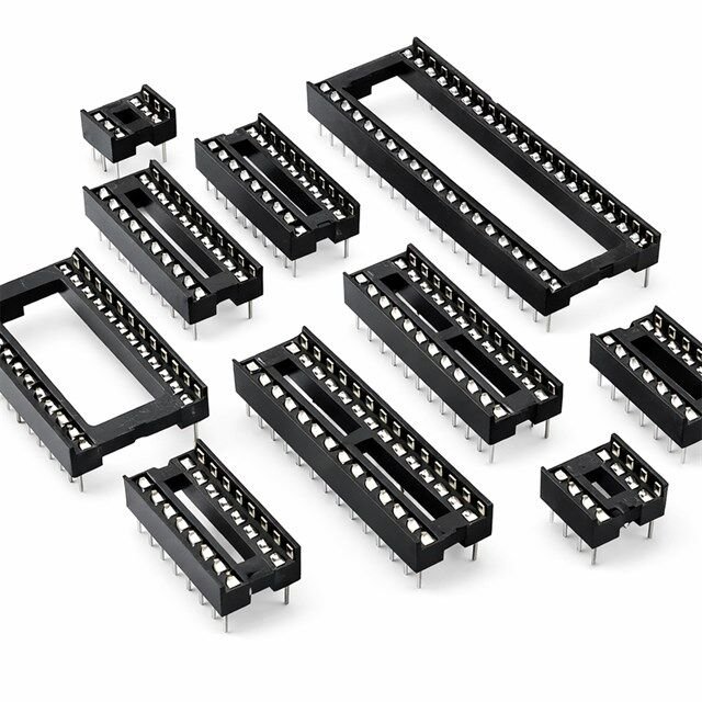 16P Pin DIP Entegre Soketi Geniş Tip (600 mil) Hassas Temaslı Konnektör