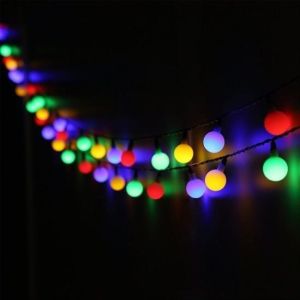 Dekoratif Minik Top 40 Ledli Dekoratif Dolama Led Işık (RGB)