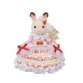 5847 Sylvanian Families Freyanın Doğum Günü Çilekli Pasta Elbisesi +3 yaş