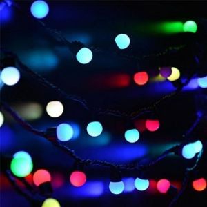 Dekoratif Minik Top 40 Ledli Dekoratif Dolama Led Işık (RGB)