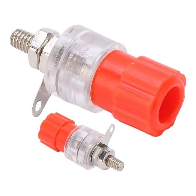 PowerMaster IC-240B Şeffaf 4mm Büyük Boy Banana Born Klemens (1 Adet)