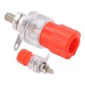 PowerMaster IC-240B Şeffaf 4mm Büyük Boy Banana Born Klemens (1 Adet)