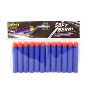 FAB BK 001  Yedek Yumuşak Dart Mermisi  12 Adet Soft Mermi