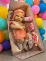 SH59998 40 CM TAM VİNİL BEBEK EMZİKLİ HAVLULU-ZRV