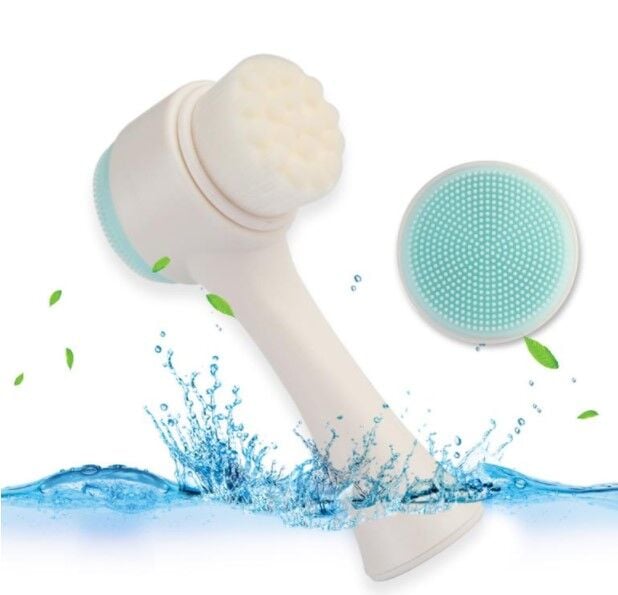 Çift Taraflı 3D Yumuşak Yüz Bakım Fırçası