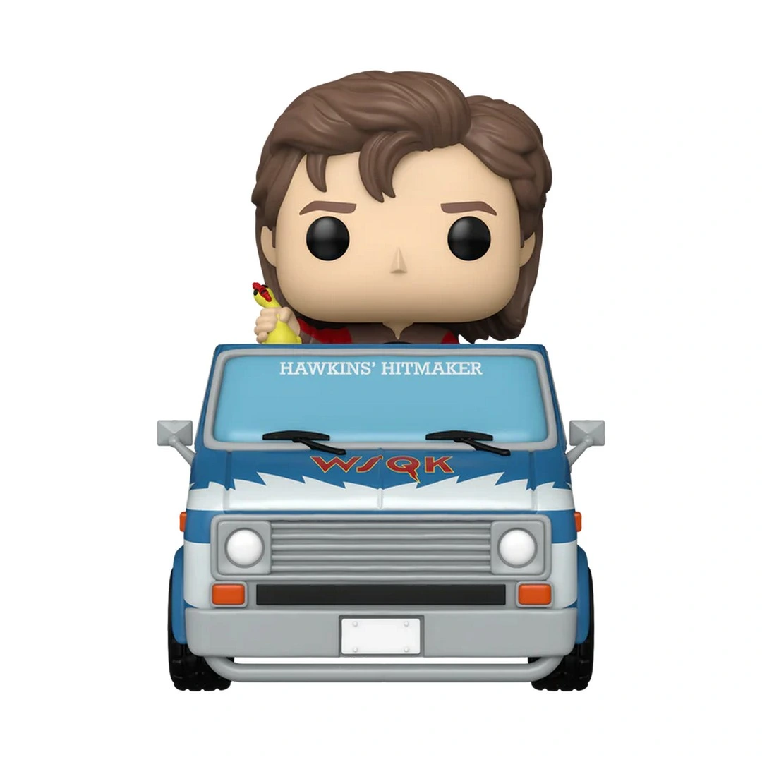 Funko POP Rides Deluxe : Stranger Things- Steve with Squawk Van