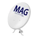 Mag 120 Cm Delikli Ofset 3 Kollu 0.75 Mm Çanak Anten