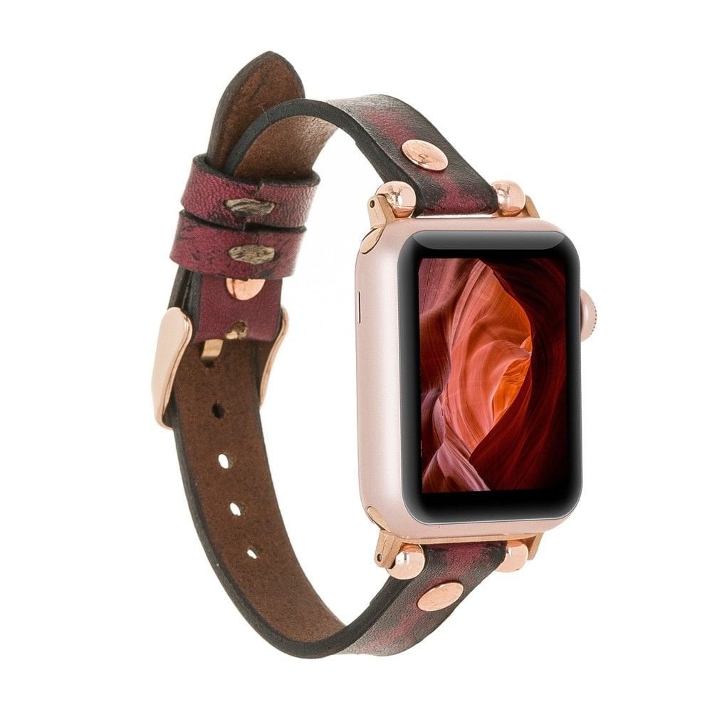 Apple Watch Uyumlu Deri Kordon 38-40-41mm RT V1SEF