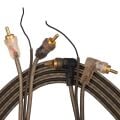 Fully G-512AB 5 Metre 2 RCA + 2 RCA L-Tip Şaseli Oto Amfi Sinyal Kablosu