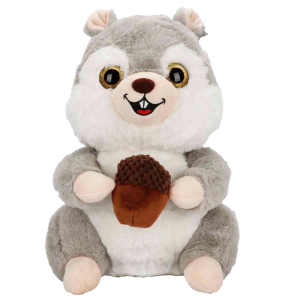 Kurdelalı Peluş Sincap 30 cm S00004776 - 1 Adet Stokta Olan Gönderilir
