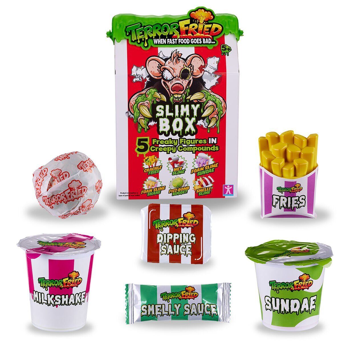 TO 08094 TerrorFried 6lı Büyük Menü ve 5 Gizemli Figür Asorti
