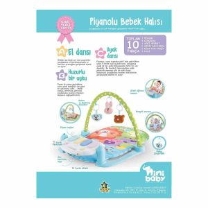 ER-111 Pianolu Bebek Halısı -Erdem Oyuncak