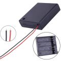 Powermaster  4'lü AA Kapaklı Switch'li Pil Yuvası (IC-233F)