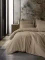 Cotton Box Plaid Vizon Tek Kişilik Ranforce Nevresim Takımı