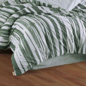 Hobby Çift Kişilik Poplin Nevresim Cascade Yeşil