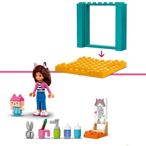 LEGO Gabby’s Dollhouse Karton Yavru Kedi ile El Sanatları 10795