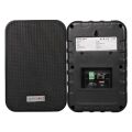MagicVoice F-LHY4A 4'' (10 CM) Hat Trafolu Duvar Tipi Sütun Hoparlör (10W RMS / 150W Peak - MP3 USB Uyumlu) Çiftli Takım Set - Siyah