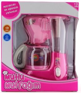Mutlu Mutfağım Mini Kahve Makinasi Açık Pembe 0037