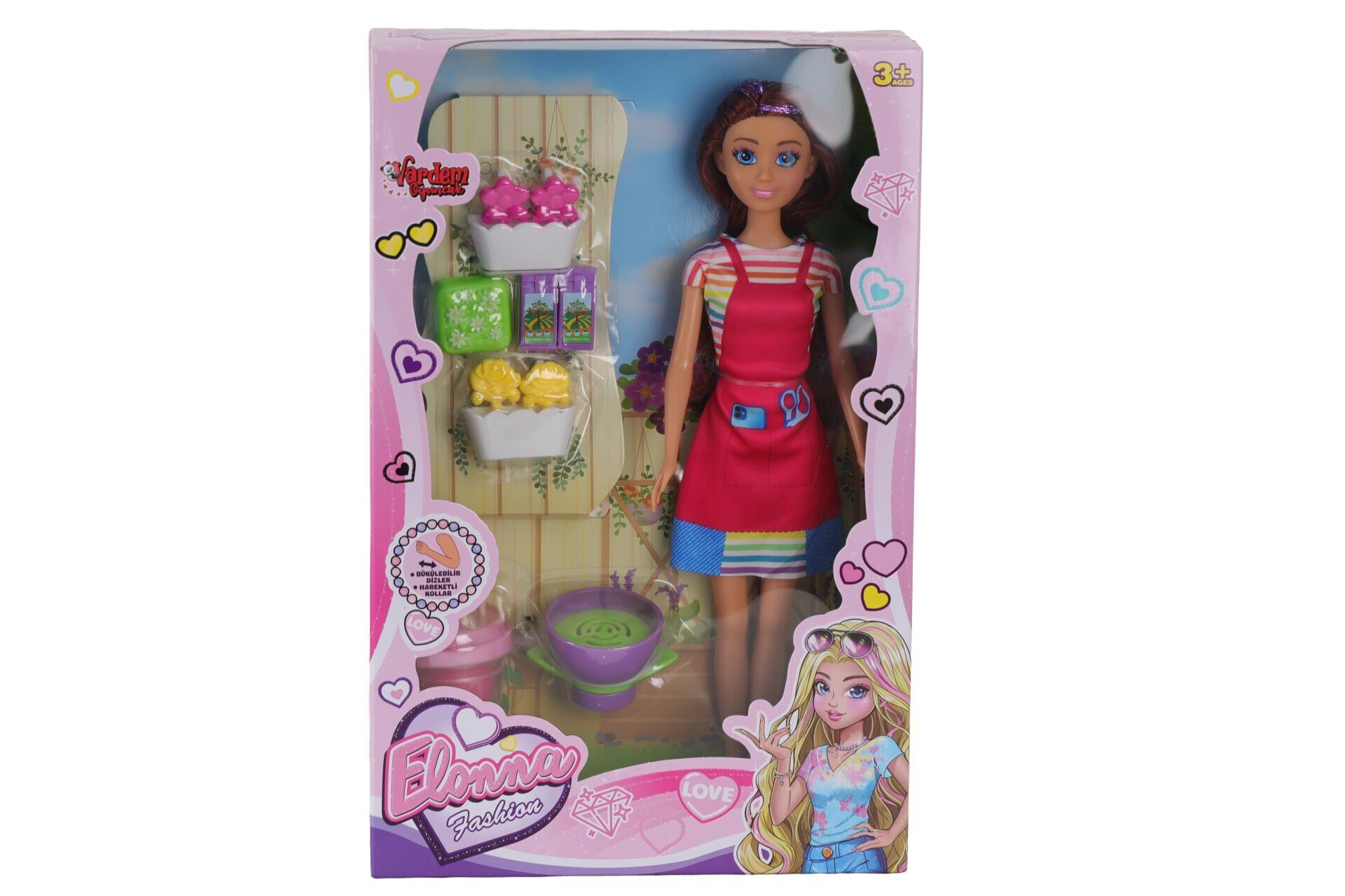 WG-661005 KUTULU 29CM AKSESUARLI ÇİÇEKÇİ