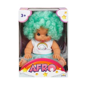 20040 Afro Kıvırcık Saçlı Bebek 23 cm - Stokta Olan Renk Gönderilir