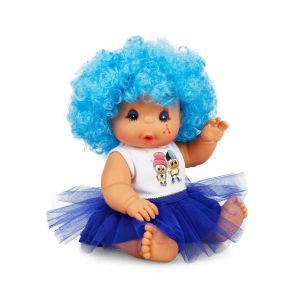 20040 Afro Kıvırcık Saçlı Bebek 23 cm - Stokta Olan Renk Gönderilir