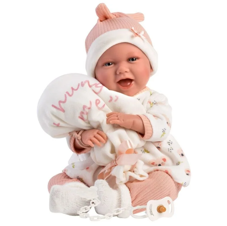 Llorens Yenidoğan Sarıl Bana Gülen Bebek  42 cm