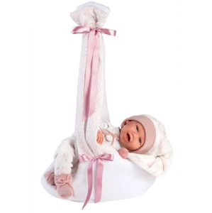 Llorens Yenidoğan Salıncaklı Gülen Bebek  42 cm