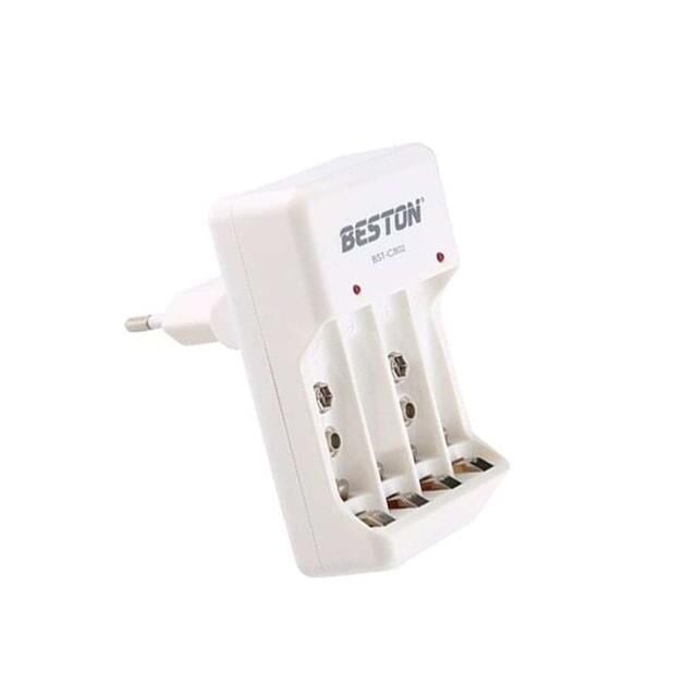 Beston BST-C802 2 - 4 Adet AA/AAA * 1 - 2 Adet 9 Volt Pil Şarj Cihazı