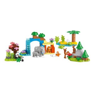 10446 Lego Duplo 3ü1 Arada Vahşi Hayvan Aileleri 92 parça +2aş