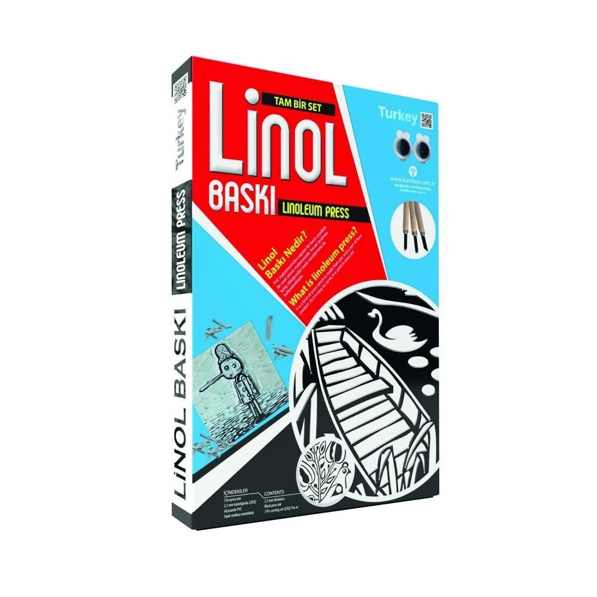5004 Linol Baskı Seti 