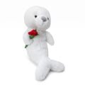 PL50252 40 CM FOK GÜL TUTAN PELUŞ FOK OYUNCAK