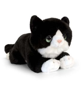 Peluş Siyah Kedi 25 cm