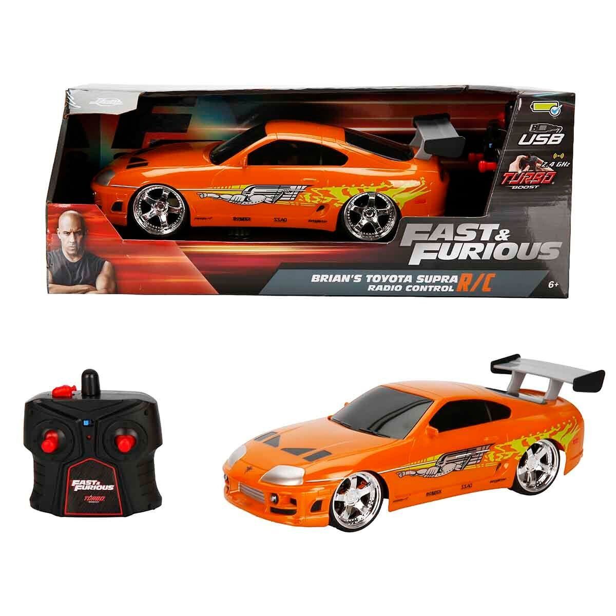 6494 SUN-SIM-JDA-RC ARABA 116 FAST FURIOUS BRIANS TOYOTA SUPRA FF 3 7V USB 2