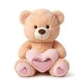 PL50233 55 CM KALPLİ AYI PELUŞ OYUNCAK